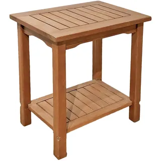 Garden Pleasure Gartentisch 50 x 50 x 35 cm Braun