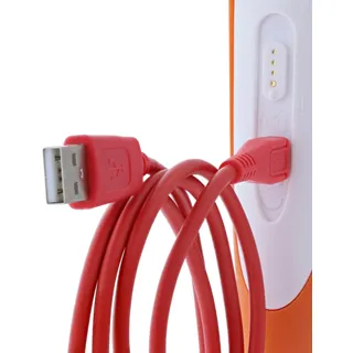 foto-kontor Ersatzkabel kompatibel mit Ravensburger TipToi Stift Eingabestift Generation 4 USB rot Verbindungskabel Ladekabel Datenkabel für Laden Synchronisieren Datenübertragung