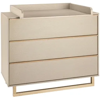Schardt Wickelkommode Schardt TERRY Wickelkommode, Dekor Textil, Made in Germany beige|braun