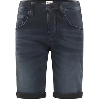 Mustang Chicago Shorts aus Stretch Denim in dunklem Used-W31