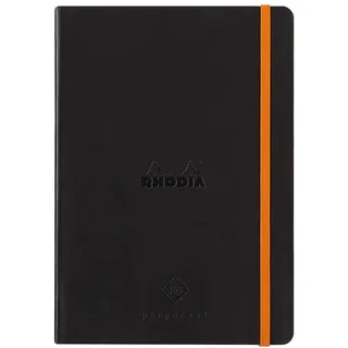 Rhodia 117182C Perpetual A5 64 Blatt 90g/qm schwarz