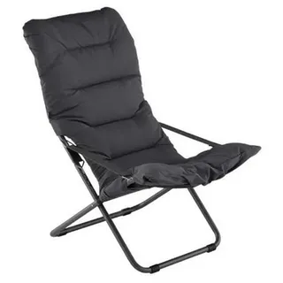 fiam FIESTA SOFT XL - Anatomischer Liegestuhl für den Außenbereich, verstellbar (Anthrazit)