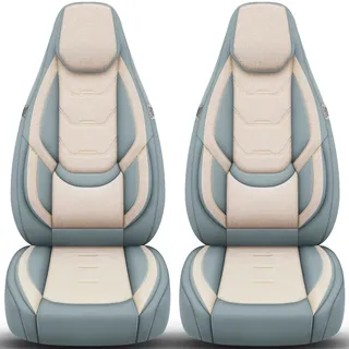 BREMER SITZBEZÜGE Wohnmobil Schonbezüge für Fiat Ducato / Weitere, H3, grau-beige
