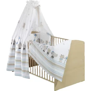 Schardt Komplettbett "Classic-Line natur", "Banjo blau" - 1.0 Stück