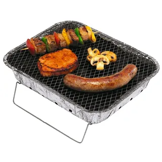 Buri Einmal Grill 600 g silber