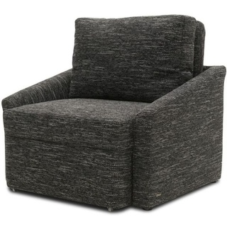 Relax Box Sessel, Boxspring Sofa mit Schlaffunktion : 108 x 96 x86 cm schwarz Maße: 108 x 96 x86 cm Farbe: schwarz