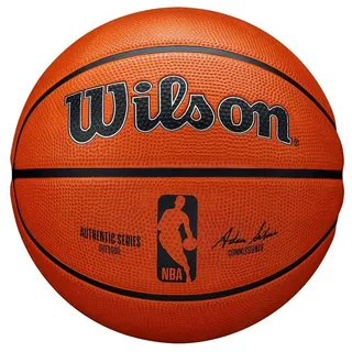 Wilson NBA Authentic Outdoor Basketball Orange/Black 5