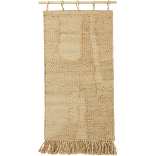 Ferm Living Harvest Wandteppich Juteteppich 50 x 100 cm Beige