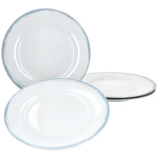 Ritzenhoff & Breker Kuchenteller Nordic Maren 20,5 cm Weiß 4er Set