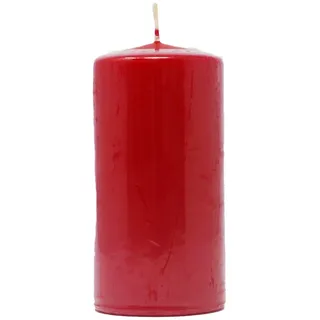 Stumpenkerzen rubin Weihnachten 100 x Ø 60 cm 36 Stunden Brenndauer