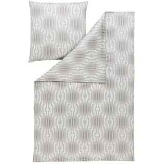 Estella Levian Gestreift/Grau 135 x 200 cm + 80 x 80 cm