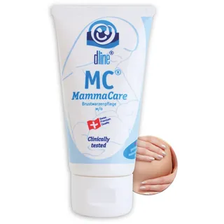 dline MC-MammaCare Brustwarzensalbe 50ml Tube - beruhigt wunde Brustwarzen beim Stillen | cremig, zieht gut ein, pflegt und schützt schmerzende, rissige, Brustwarzen | Brustwarzensalbe Stillen