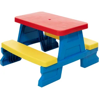 OEM Gartentisch und Bankset 5067 110 x 60 x 50 cm Blau
