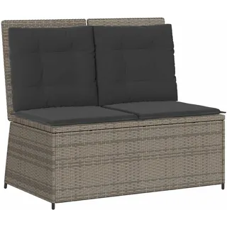 vidaXL Gartenbank 3394469 110 x 60 x 85 cm Grau