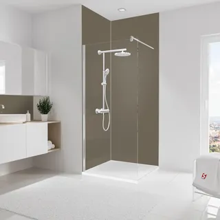 Schulte Duschrückwand grau