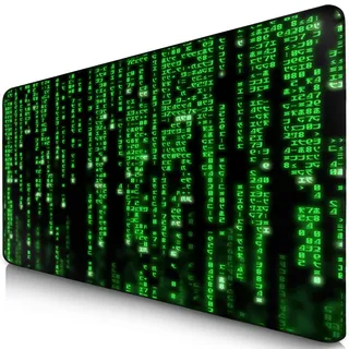 Sidorenko Gaming Mauspad XXL Grün - Großes Mousepad 900x400 mm - rutschfeste Schreibtischunterlage für Gaming und Büro - Fransenfreie Ränder - Präzises und langlebiges maxlvl Large Mouse pad