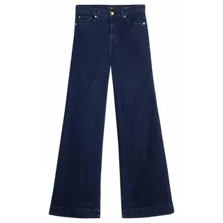 7 For All Mankind Women's MODERN Dojo Classical Jeans, Dark Blue, 26 - 26W