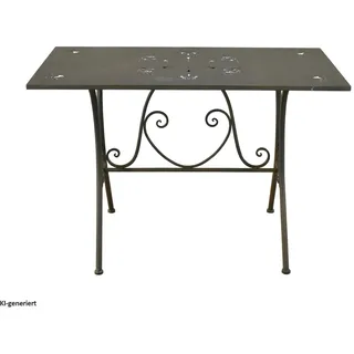 Hti-Living Lily Gartentisch 70 x 120 cm Rost