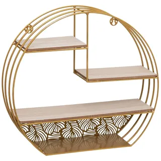 Atmosphera Wandregal Metall 0 x 0 x 0 cm Gold
