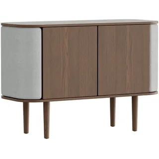 Umage - Treasures Sideboard, sterling, 2 Türen, Eiche dunkel
