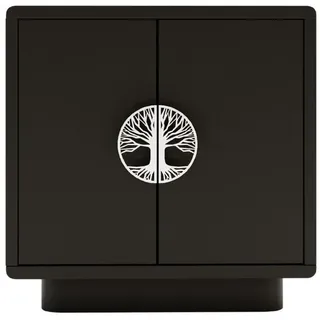 dancan Nachtschrank Lotta 40 x 40 x 35 cm Schwarz
