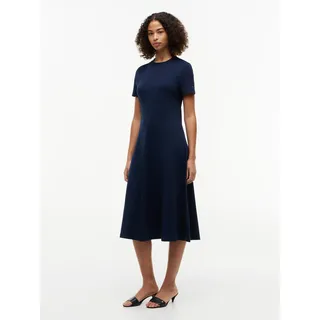 Tommy Hilfiger Midikleid Blau/Schwarz 34