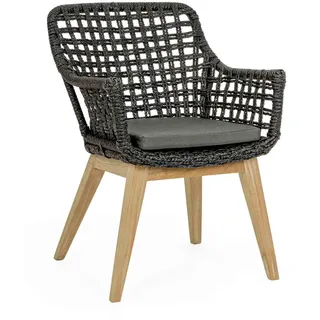 BIZZOTTO Madison Gartensessel 46 x 46 x 82 cm schwarz