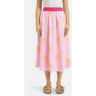 Milano Italy Sommerrock Damen Gestreift Pink 40