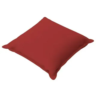Doppler Kissen Look  (L x B x H: 40 x 40 x 14 cm, Bordeaux, Polyester)