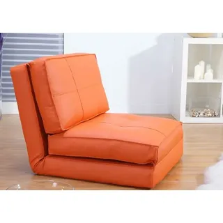 sesselseller 24 Relaxsessel Schlafsessel groß orange