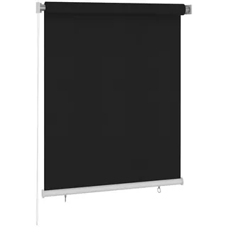 vidaXL Humfried Außenrollo 120 x 140 cm Schwarz
