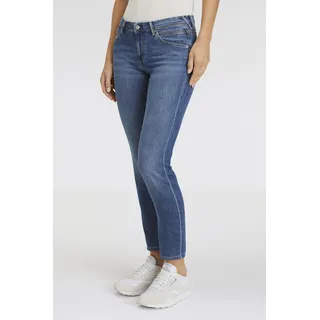 Skinny-fit-Jeans MARC O'POLO DENIM "Alva" Gr. 26, Länge 32, blau (denim blue) Damen Jeans Röhrenjeans im klassischen Look
