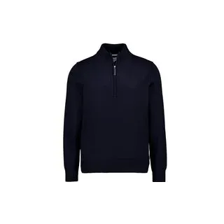 Brax Herren Troyer blau unifarben, blau, Herbst/Winter 2025/2026