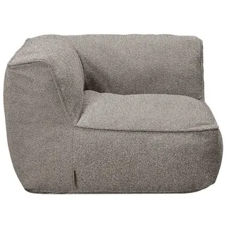blomus Ecksofa Ecksitzer -GROW- Sitzmöbel, Sitzcouch, Loungemöbel: Outdoor, Wasserabweisend, Kombinierbar grau