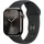 GPS + Cellular 46 mm Titangehäuse schiefer Sportarmband schwarz S/M