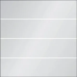 Zaun Hauptelement Vidrio Glas 120x120 cm Streifen