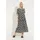 More More Maxikleid Grau/Schwarz/Weiß 44