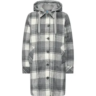 Cecil Damen B101035 Langes Overshirt, Mineral Grey Melange, M