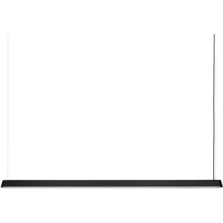 Muuto Linear LED Pendelleuchte, 169 cm, schwarz