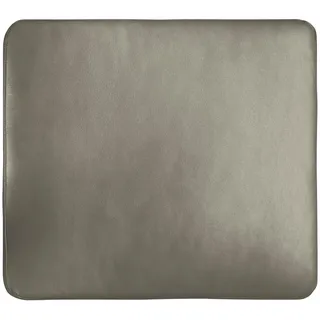 Livetastic Zierkissen Spring, Grau, Leder, Echtleder, Semi-Anilinleder, Füllung: Schaumstoff, rechteckig, 52x42x7 cm, Made in EU, hochwertige Qualität, Wohntextilien, Kissen, Dekokissen