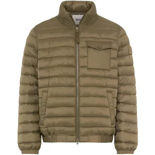 Steppjacke BRAX "Style BRAD", Herren, Gr. XL, braun (khaki), Web, 100% Polyamid, Jacken Steppjacke