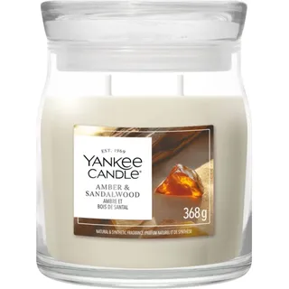 Yankee Candle Amber & Sandalwood Duftkerze 368 g gold