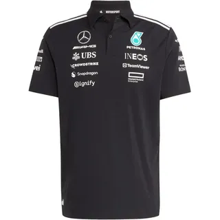 adidas Mercedes-AMG Petronas Formel 1 Team Poloshirt schwarz S