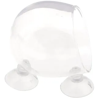 Gazechimp Wasserpflanze Glasbecher Glasvase Topf Pot mit Saugnapf Für Aquarium Aquaaping Fisch Tank Halter