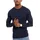 Original Ribbed Organic Cotton Langarm-T-Shirt Black Iris M
