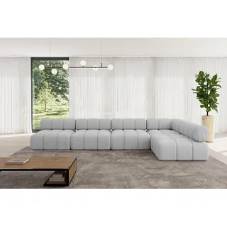 altdecor Eckcouch modular 3-Sitzer Grau