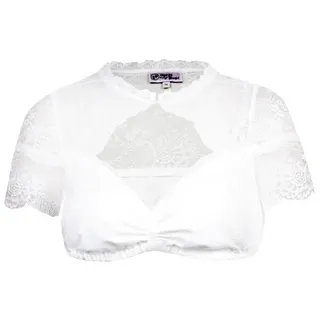 MarJo Dirndlbluse Dirndlbluse - HENNI-NINETTE - offweiß, weiß weiß 40