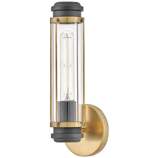Elstead Lighting Masthead (HK-MASTHEAD1-HBBK) Messing & Schwarz