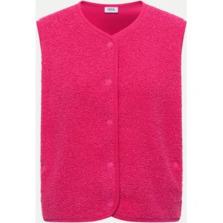 Cecil Weste in Wolloptik Pink L