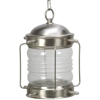 Edle Pendelleuchte Glas Messing Maritime Außen Lampe Balkon Terrasse THALASSA